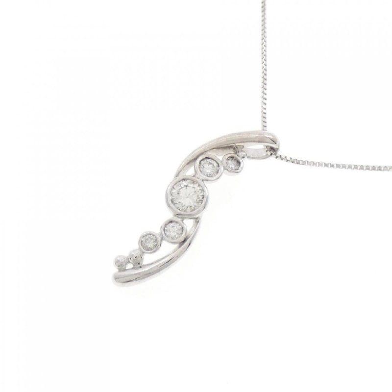 K18WG Dây chuyền kim cương 0.22CT - Hàng hiệu Chính hãng 860787