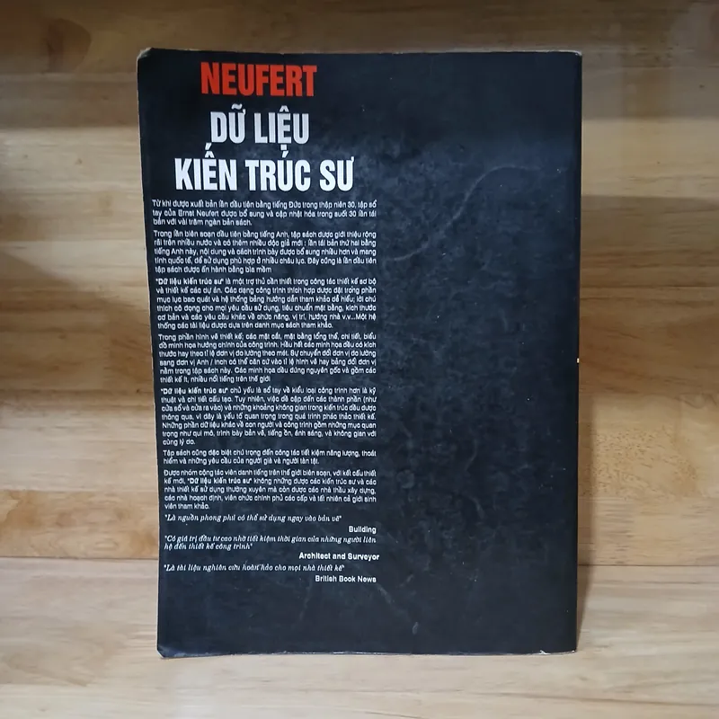 Dữ Liệu Kiến Trúc Sư (Sổ Tay Các Loại Công Trình Xây Dựng) - Ernst Neufert 570008