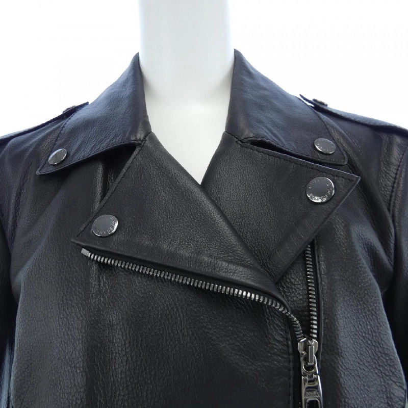 【Mã giảm giá】Dolce & Gabbana DOLCE&GABBANA Áo khoác da biker 637038