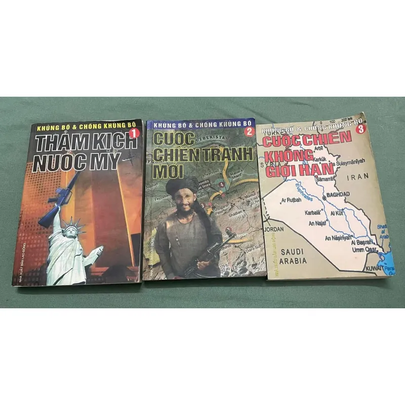 BỘ SÁCH HIẾM: KHỦNG BỐ & CHỐNG KHỦNG BỐ (3 TẬP) – XUẤT BẢN 2003 759643