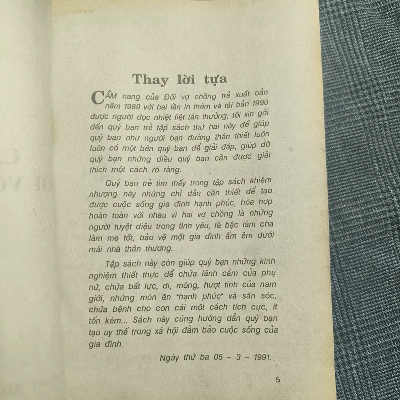 Cẩm nang vợ chồng trẻ - Thanh Loan - Phan Kim Huê - 1991 606518