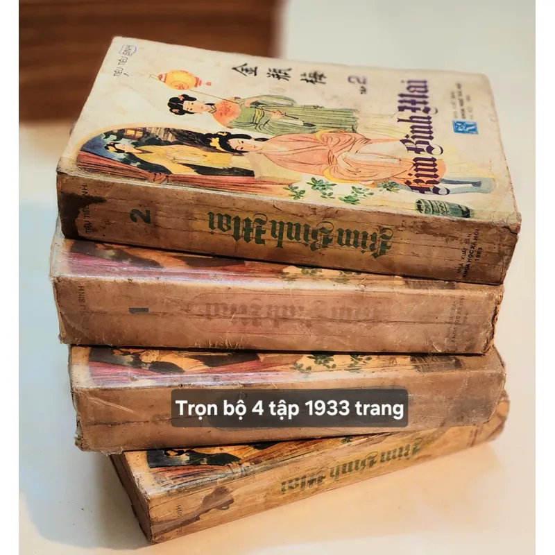 Trọn bộ 4 tập văn học cổ điển Trung Quốc KIM BÌNH MAI 702532