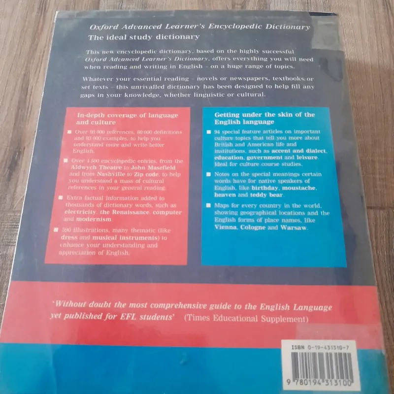 OXFORD Advanced Learner's Encyclopedic Dictionary. For Language and Culture 703683