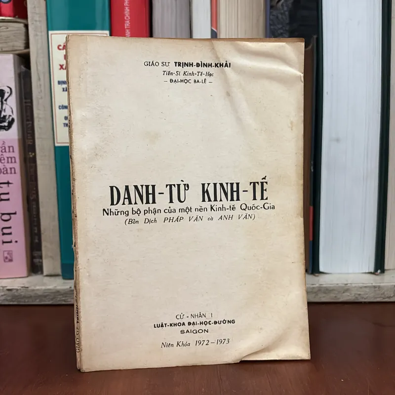 II Danh Từ Kinh Tế _ Những Bộ Phận Của Một Nền Kinh Tế Quốc Gia - Giáo Sư Trịnh Đình Khải 602863