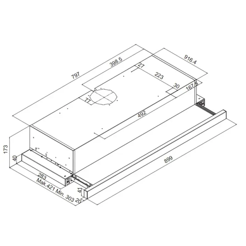 🧼 Fagor 3AF3-941X – lưới lọc tháo rời, rửa nhanh gọn 735082