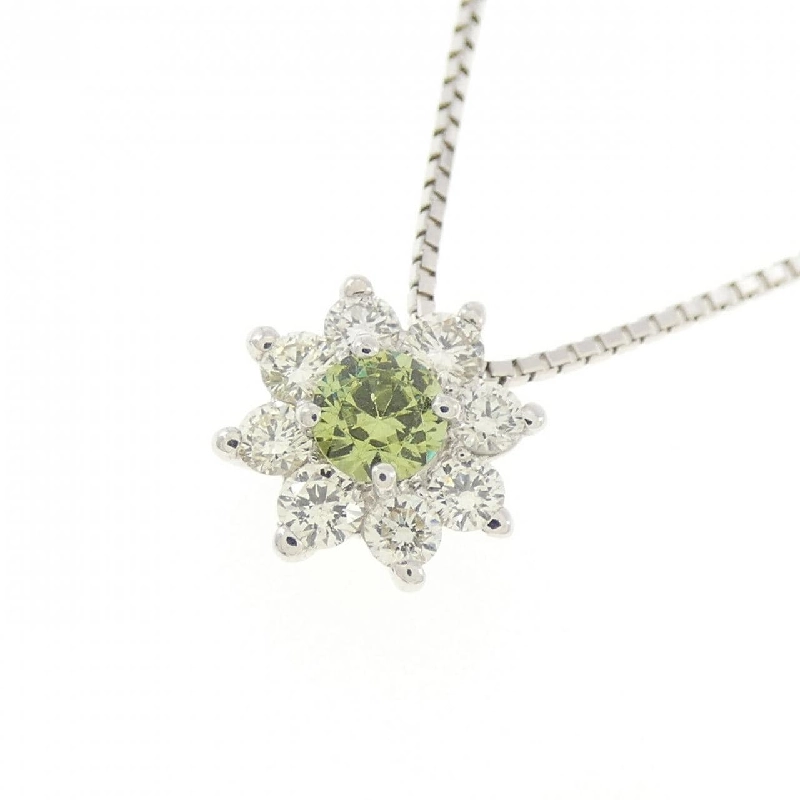 K18WG Đá Garnet Demantoid - Hàng hiệu Chính hãng 863066