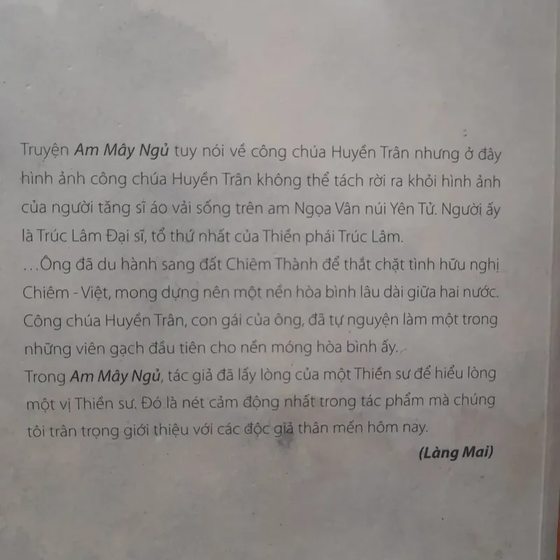 Thích Nhất Hạnh - AM MÂY NGỦ 737872