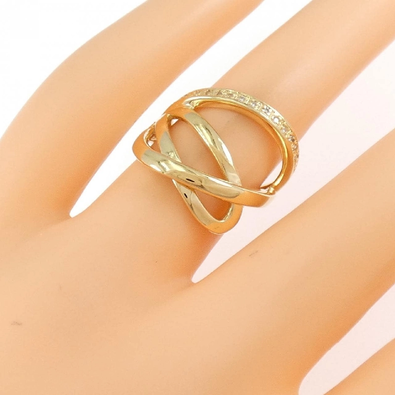 Nhẫn kim cương 750YG 0.09CT 671000