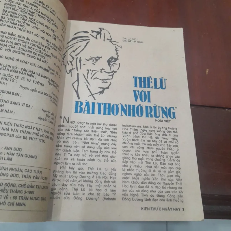 Bán nguyệt san KIẾN THỨC NGÀY NAY số 57 ngày 1.4.1991 751729