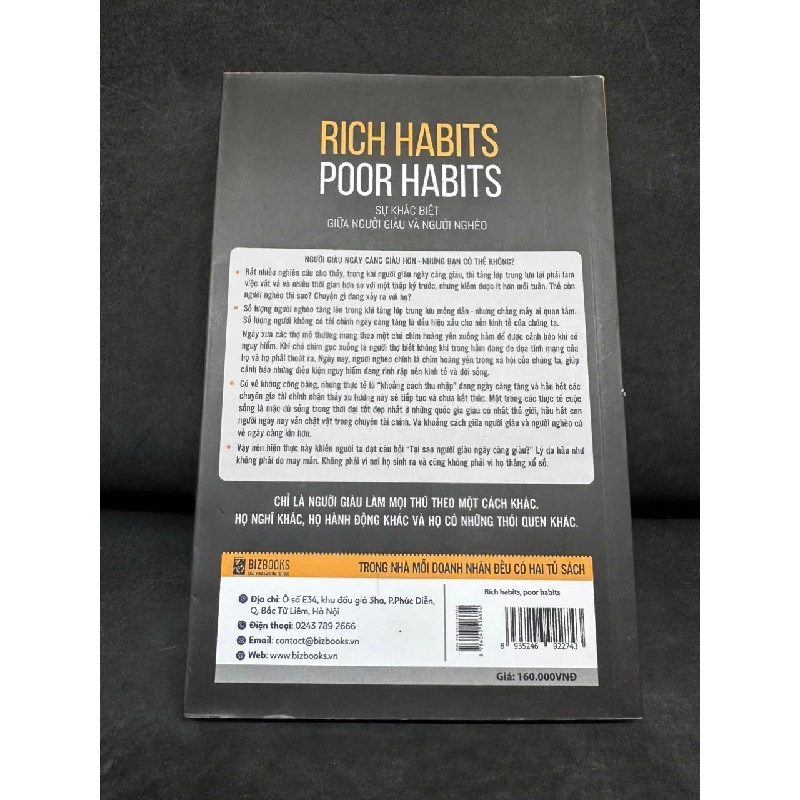 [Phiên Chợ Sách Cũ] Rich Habits Poor Habits: Sự Khác Biệt Giữa Người Giàu Và Người Nghèo, 2022 - Tom Corley, Michael Yardney H1108 SBM 925093
