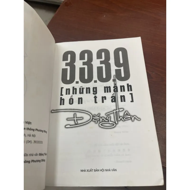 3339 NHỮNG MẢNH HỒN TRẦN - ĐẶNG THÂN 937118