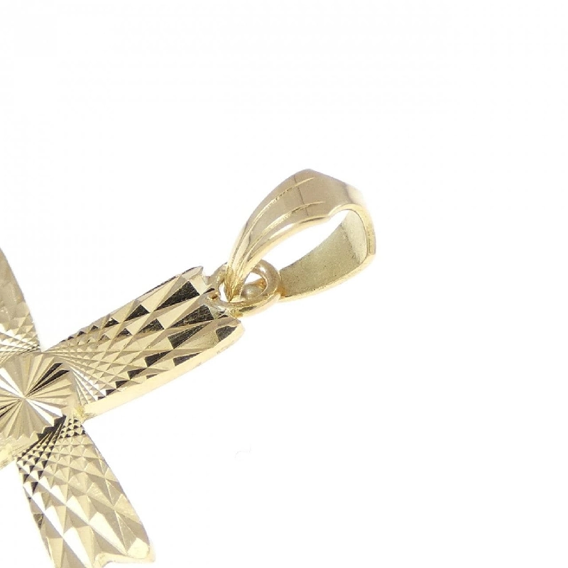 K18YG Mặt dây chuyền hình chữ thập - Hàng hiệu Chính hãng 870192