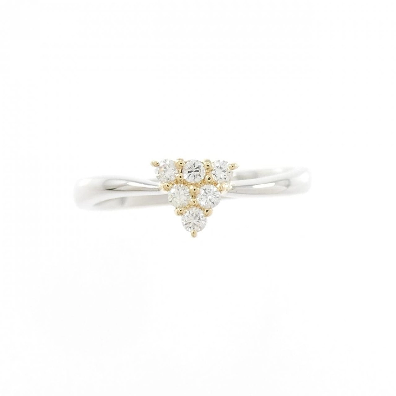 Nhẫn kim cương PT900/K18YG 0.12CT - Hàng hiệu Authentic 855555