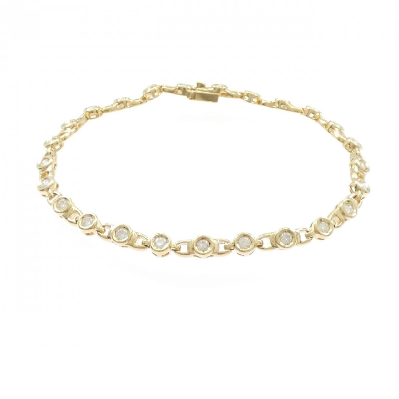 K18YG Vòng tay kim cương 1.00CT - Hàng hiệu Chính hãng 874023