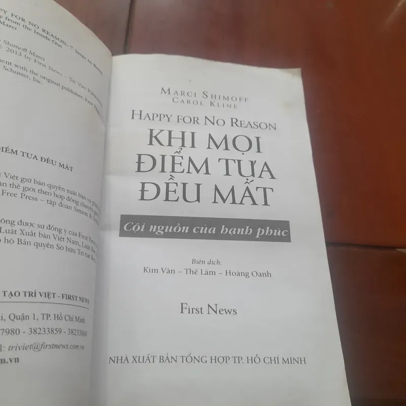 Marci Shimoff - KHI MỌI ĐIỂM TỰA ĐỀU MẤT (happy for no reason) 688770