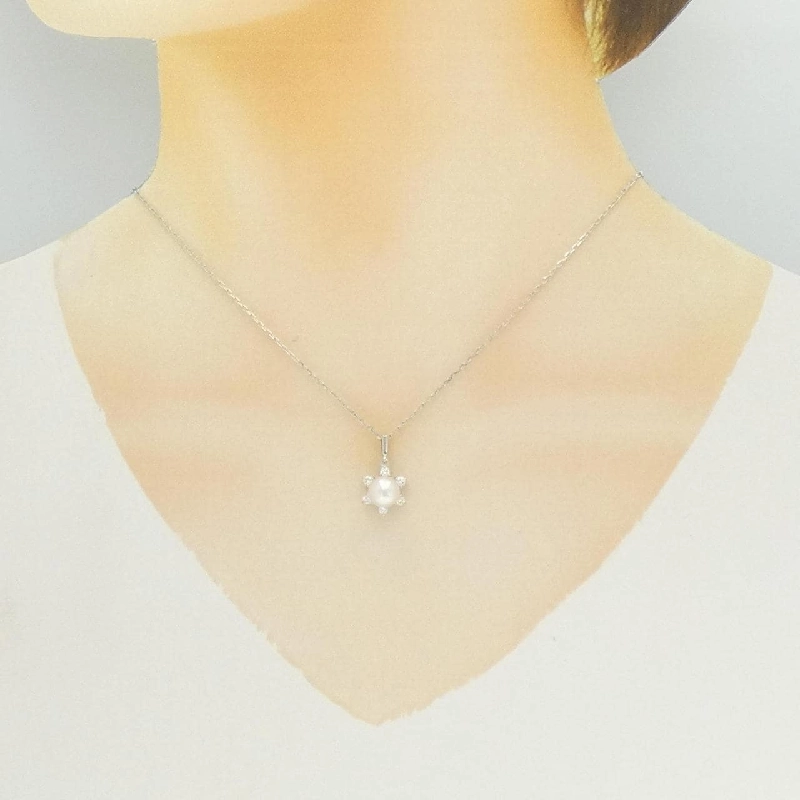 Dây chuyền ngọc trai Akoya Mikimoto 7.2mm - Hàng hiệu Chính hãng 842804