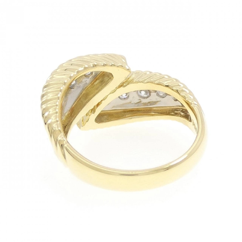 Nhẫn kim cương K18YG/PT900 0.50CT 668379