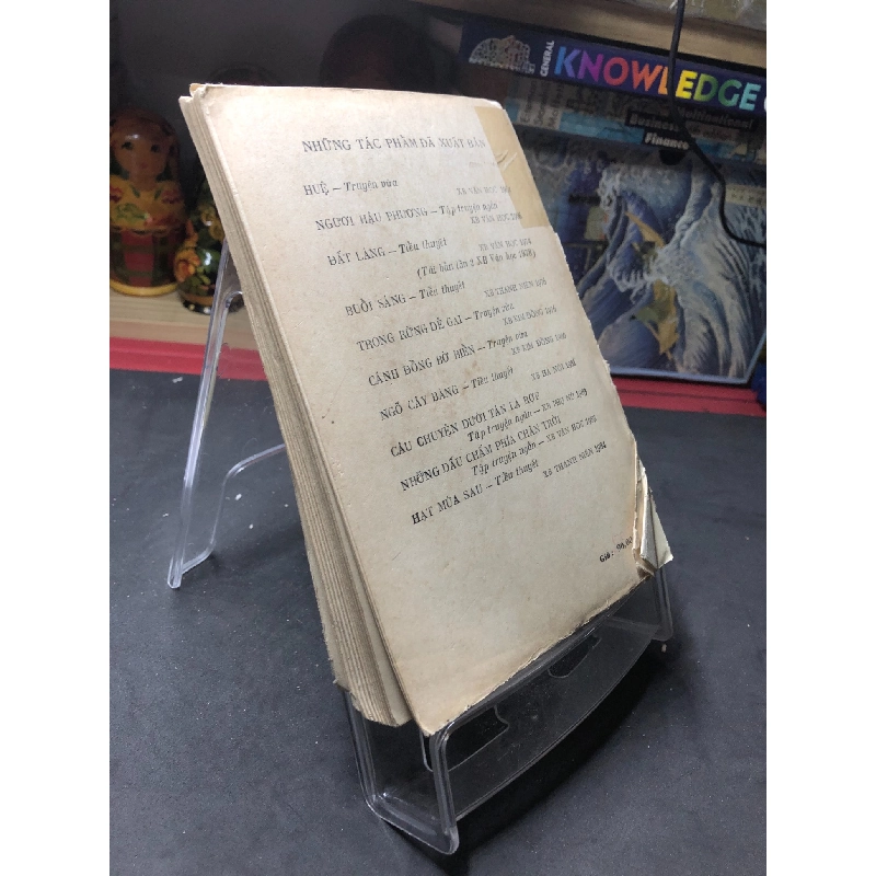 Khoảng trời phía sau nhà mới 60% ố rách gáy có dấu mộc và viết nhẹ trang đầu 1987 Nguyễn Thị Ngọc Tú HPB0906 SÁCH VĂN HỌC 914764