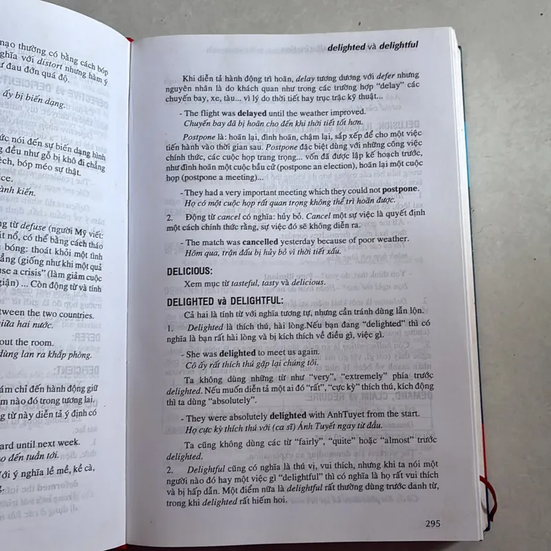 Từ điển cách dùng Tiếng Anh - Lê Đình Bì 694074