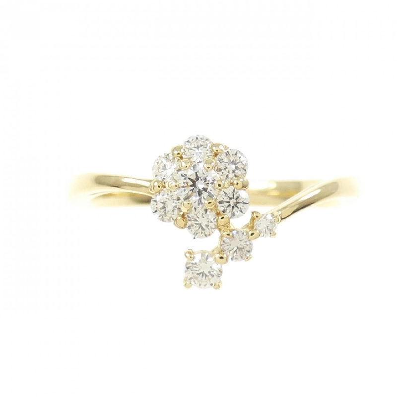Nhẫn kim cương hoa K18YG 0.25CT - Hàng hiệu Authentic 856373
