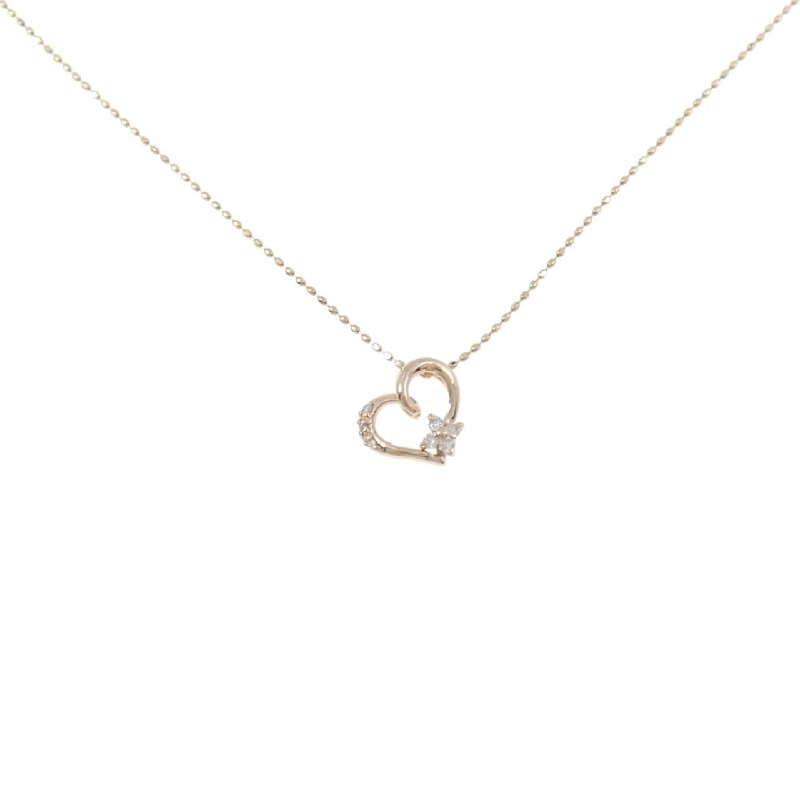 K10PG Dây chuyền kim cương hình trái tim 0.05CT - Hàng hiệu Chính hãng 860480