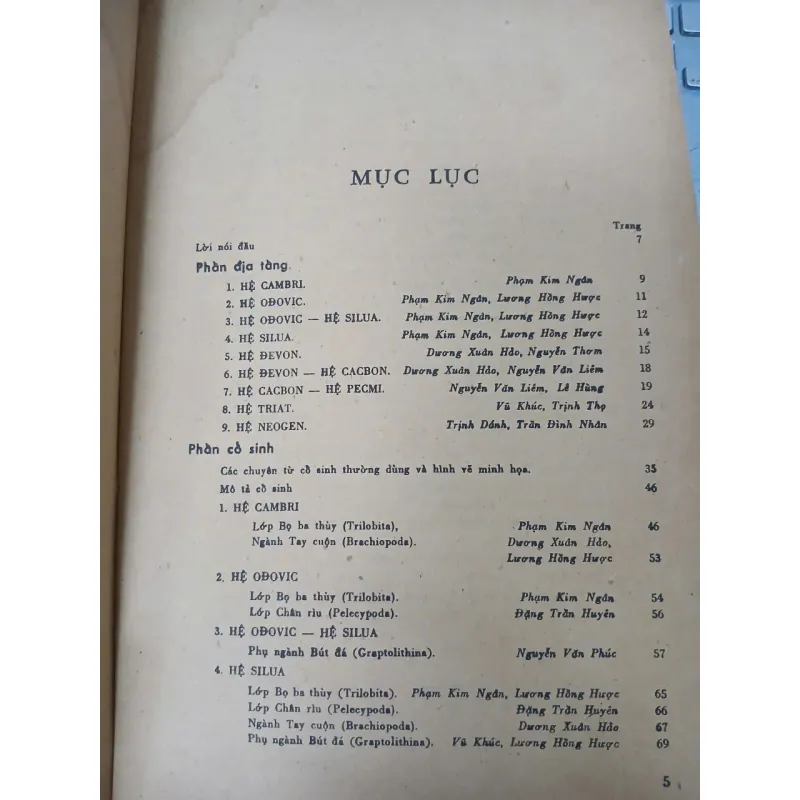 HÓA THẠCH ĐẶC TRƯNG Ở MIỀN BẮC VIỆT NAM 687720