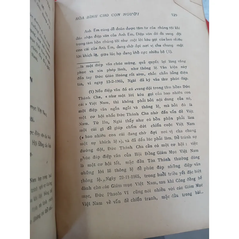 HÒA BÌNH CHO CON NGƯỜI - TRƯƠNG BÁ CẦN, TRƯƠNG ĐÌNH HÒE, NGUYỄN HỒ ĐỈNH 738325