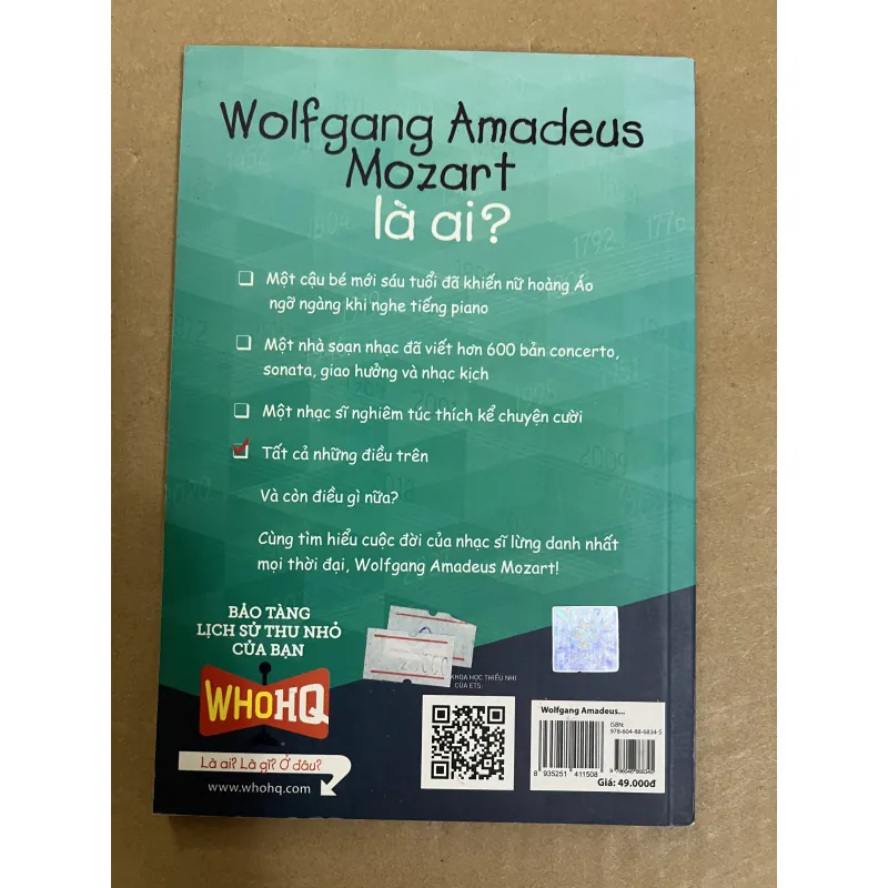 Wolfgang Amadeus Mozart là ai ? 1022575