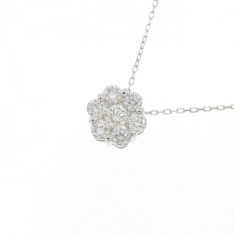 K18WG Hoa Kim Cương Dây Chuyền 0.30CT - Hàng hiệu Chính hãng 860488