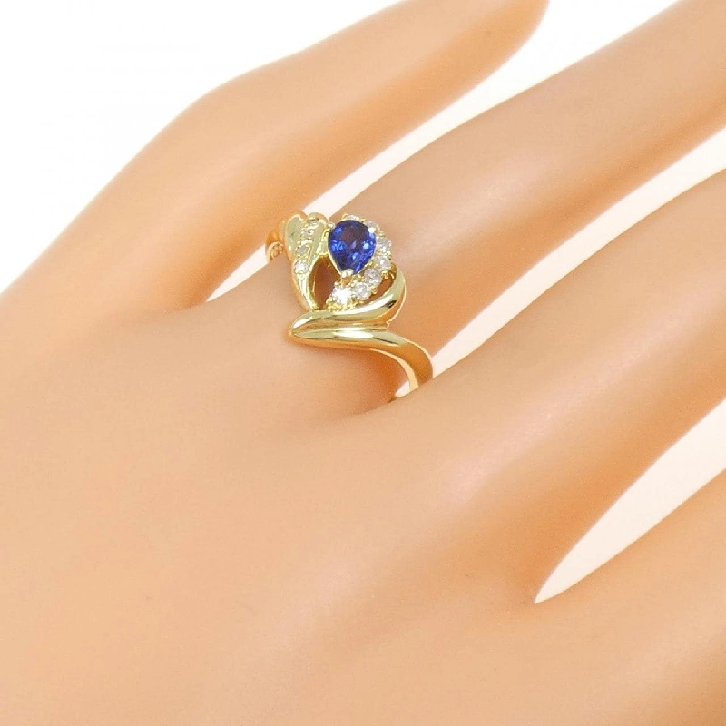 Nhẫn Sapphire K18YG 670502