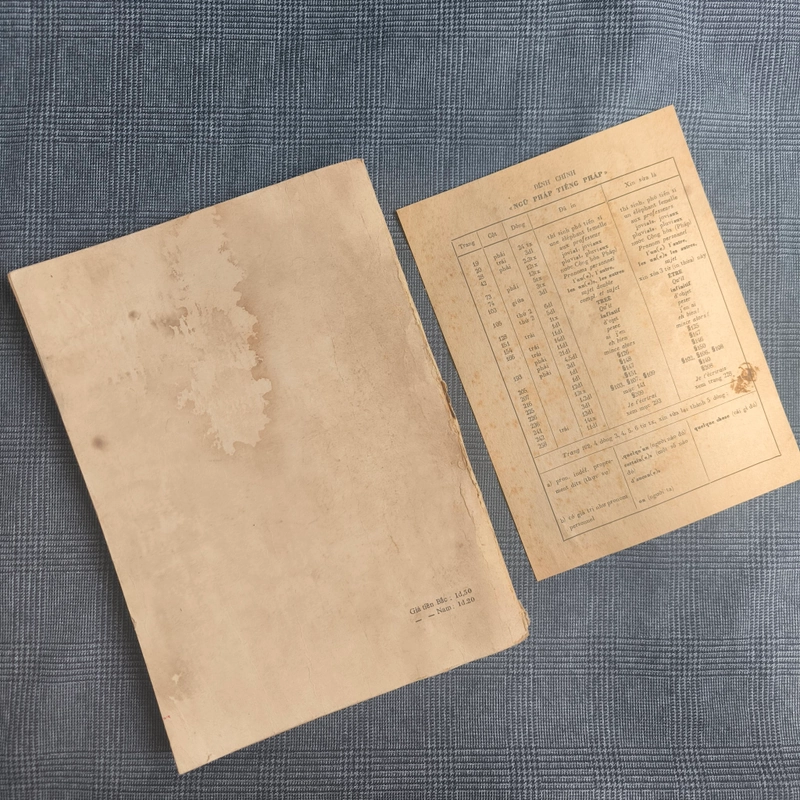 (Sách cổ 1977) Ngữ pháp tiếng Pháp - Nguyễn Ngọc Cảnh 550654