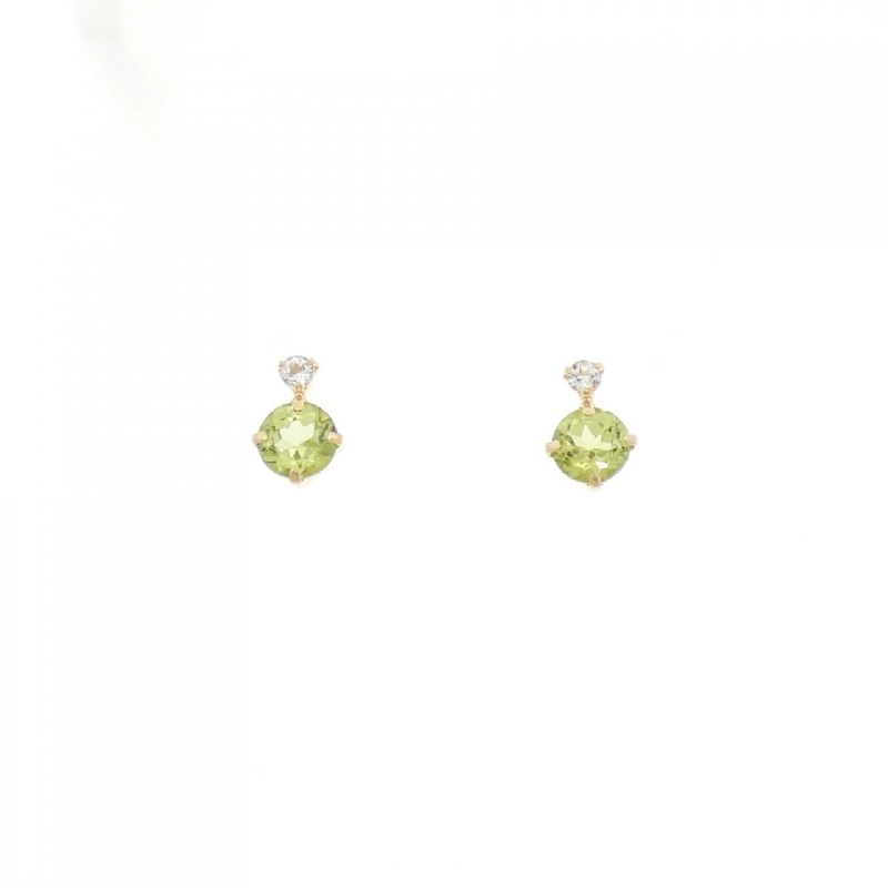K18YG Peridot Bông tai - Hàng hiệu Chính hãng 867381