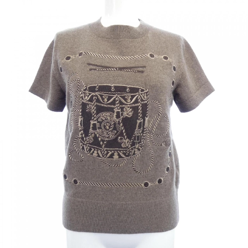 HERMES LES TAMBOURS 3H2613DI Áo len 630423