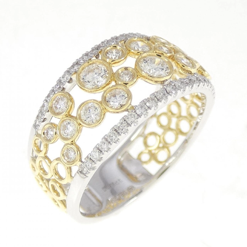 Nhẫn kim cương 750WG/750YG 0.78CT - Hàng hiệu Authentic 856066