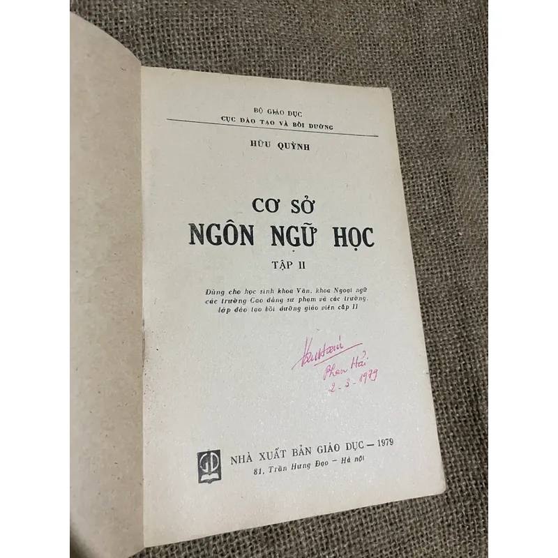 Cơ sở ngôn ngữ học 2 tập, 197x 337945
