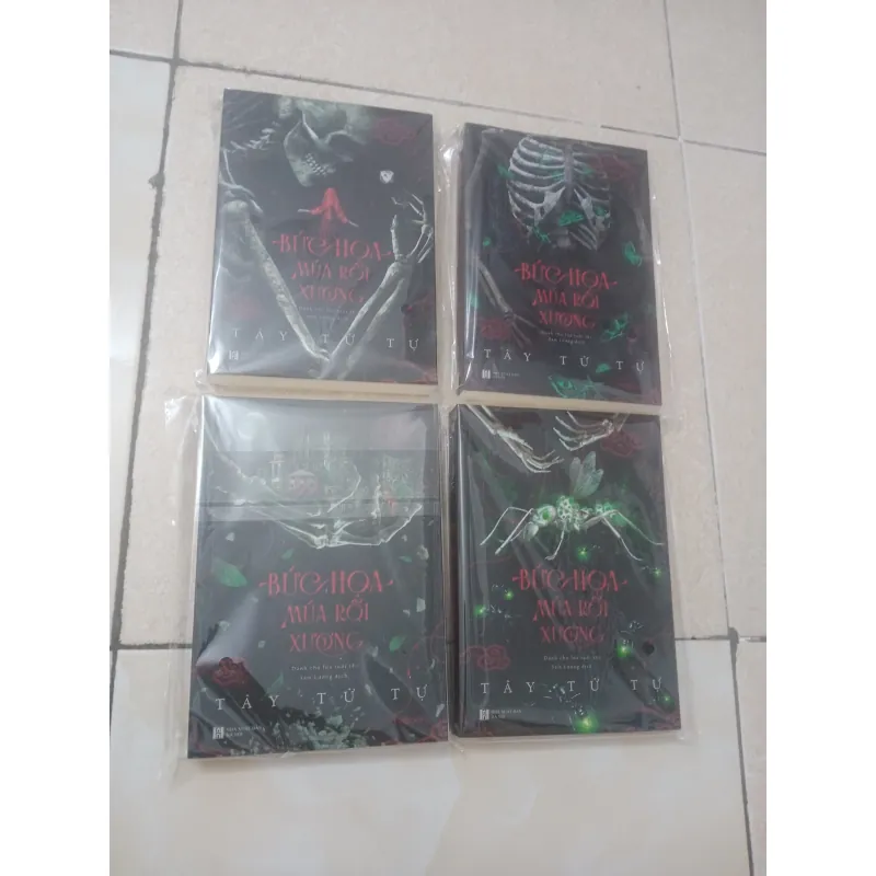 Combo Bức hoạ múa rối xương 4 tập + Thoát khỏi trò chơi cc (unseal, chỉ có sách và bm) 932181