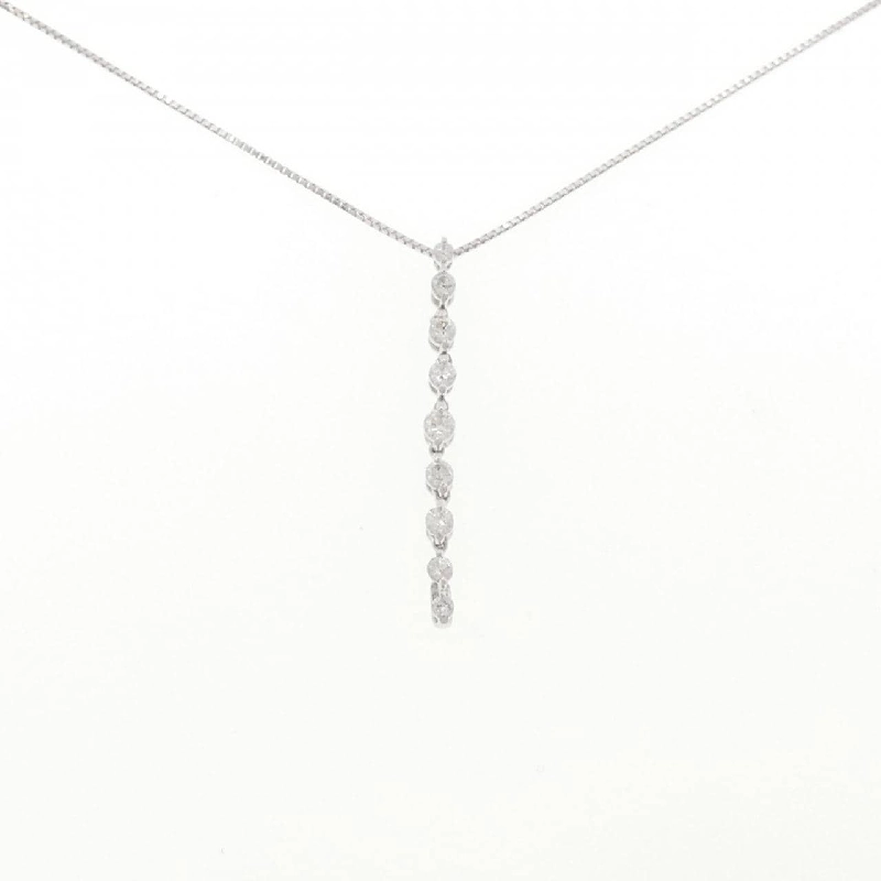 K18WG Dây chuyền kim cương 0.50CT - Hàng hiệu Chính hãng 862112