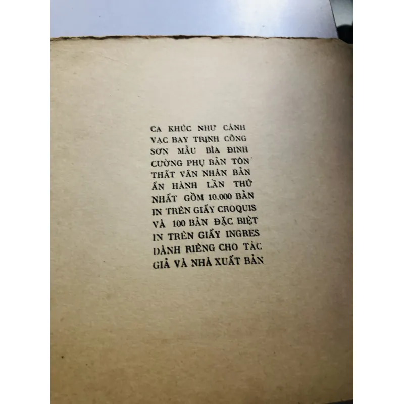 CA KHÚC TRỊNH CÔNG SƠN NXB: 1970 752765