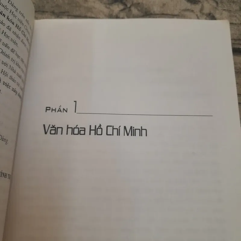 Văn hóa Hồ Chí Minh và việc xây dựng Văn hóa Đảng hiện nay. Tiến sỹ Phan Công Khanh 695473