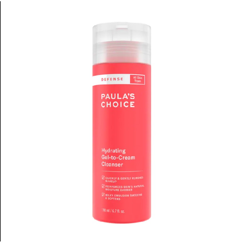 (Còn 1/2)Sữa Rửa Mặt Paula's Choice Defense Gel Cleanser Cấp Ẩm Dành Cho Mọi Loại Da 198ml 3412