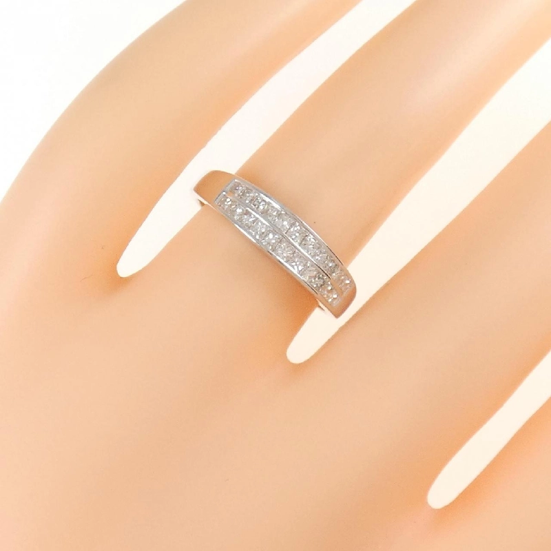 Nhẫn kim cương K18WG 0.50CT 671625