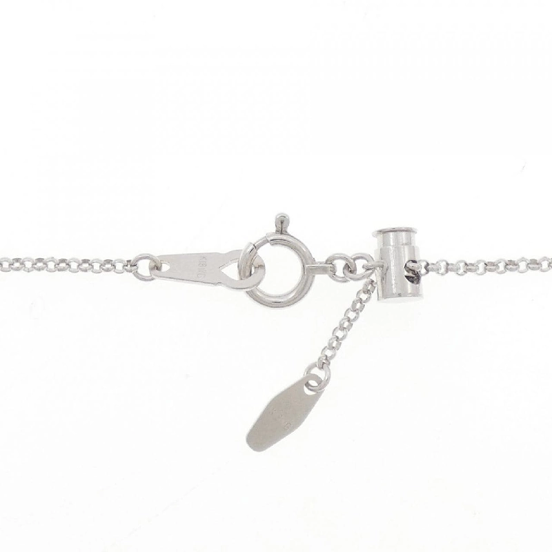 K18WG Dây chuyền kim cương hình trái tim Pavé 0.50CT - Hàng hiệu Chính hãng 863640