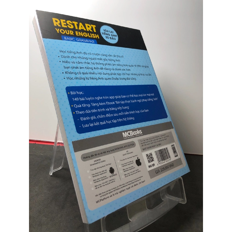 Restart your english basic grammar yêu lại tiếng anh từ đầu 2020 mới 90% Park Kyung Mi và Kim Ji Jeon HPB2808 HỌC NGOẠI NGỮ 916554