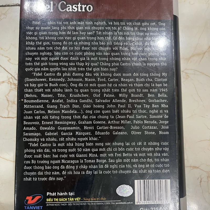 Cuộc đời tôi - Một trăm giờ với Fidel Castro (hồi ký Fidel Castro) (C) 383019