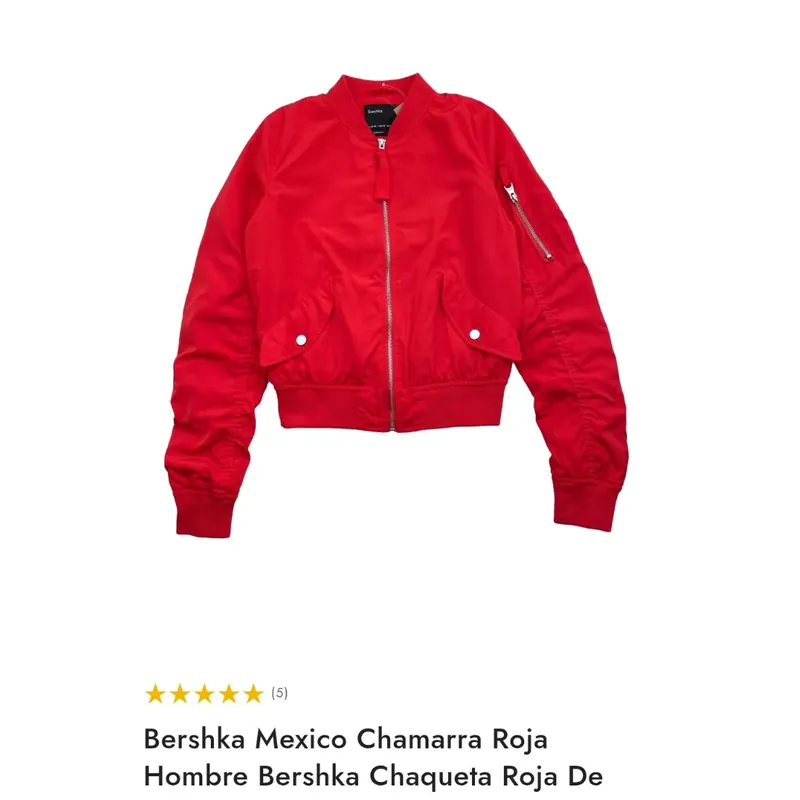 Áo Khoác Bomber Bershka Chính Hãng Size XS 720706