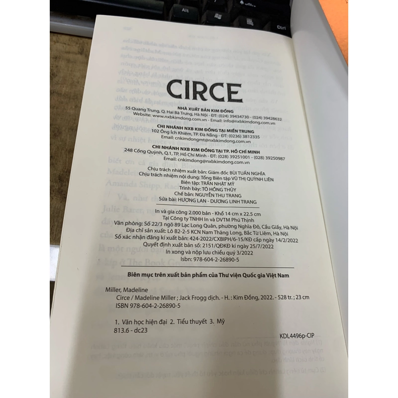 CIRCE - Madeline Miller. 999 463447