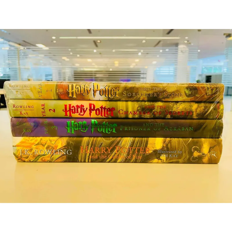 HARRY POTTER (Sách nhập) - Bộ 4 quyển Bìa cứng siêu đẹp 758753
