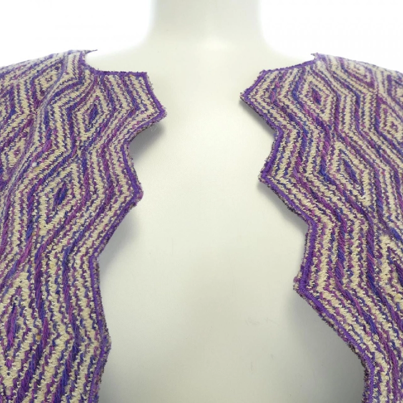 【Mã giảm giá】Áo khoác không cổ CHANEL 641387