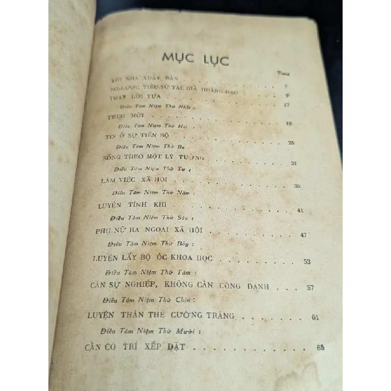 Mười điều tâm niệm - Hoàng Đạo 125598