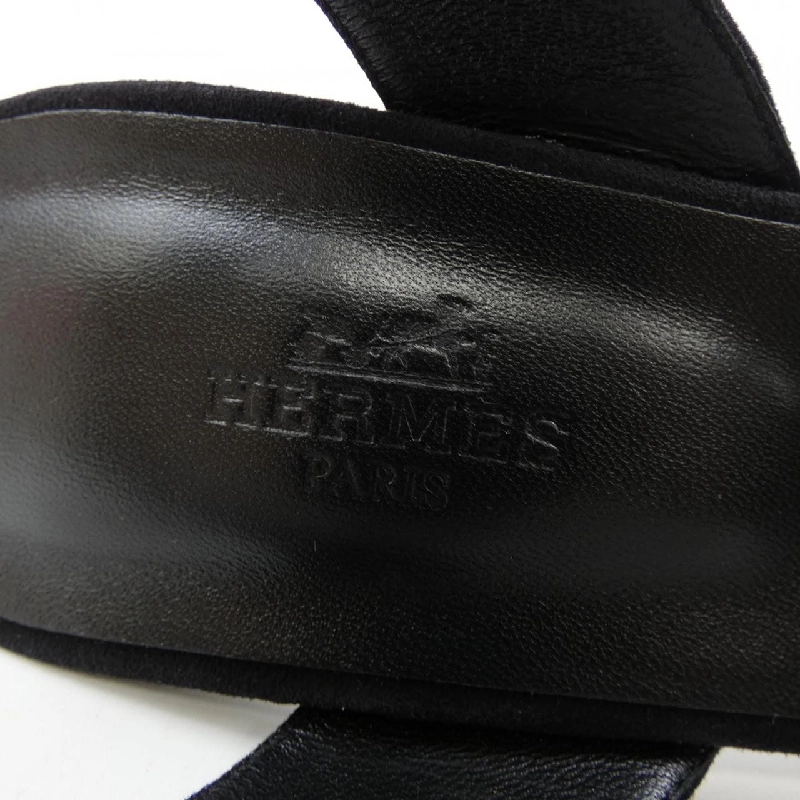 Giày sandal HERMES Éternité với chi tiết đá rhinestone 222131Z 657985